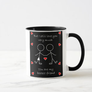 Runda krökningvalentinen mugg