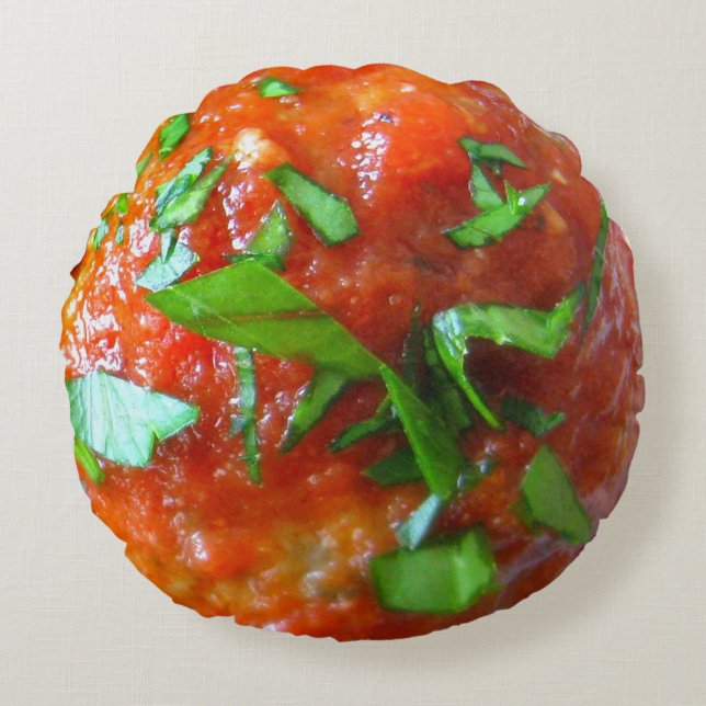 runda kuddar av meatboll (Framsidan)