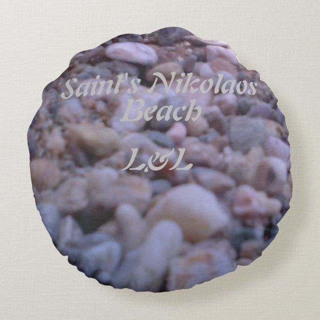 Runda kuddar klass A bomull "Artist:Nature" (Baksidan)