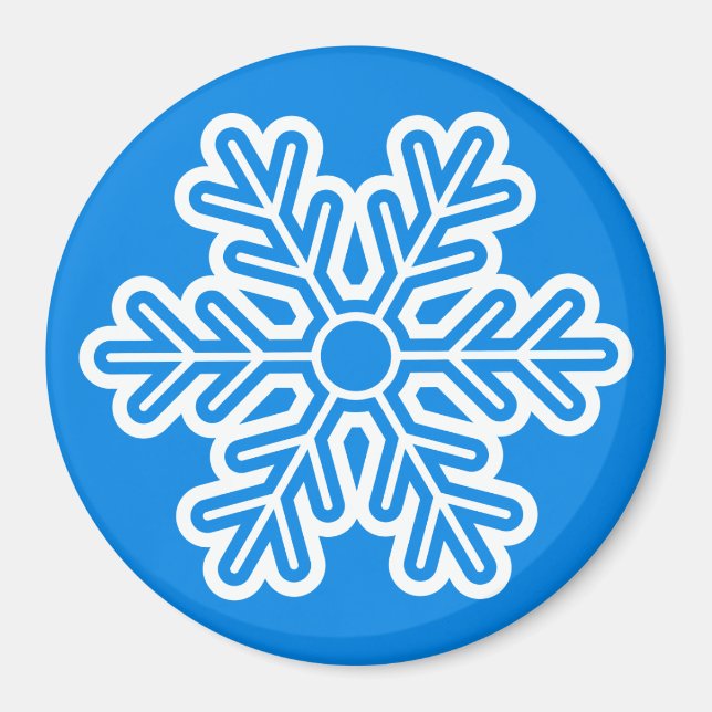 Runda Magnet Snowflake (Framsidan)