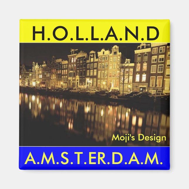 Runda magneter - holland (Framsidan)