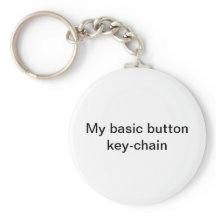 runda nyckelkedja för grundläggande knapp
