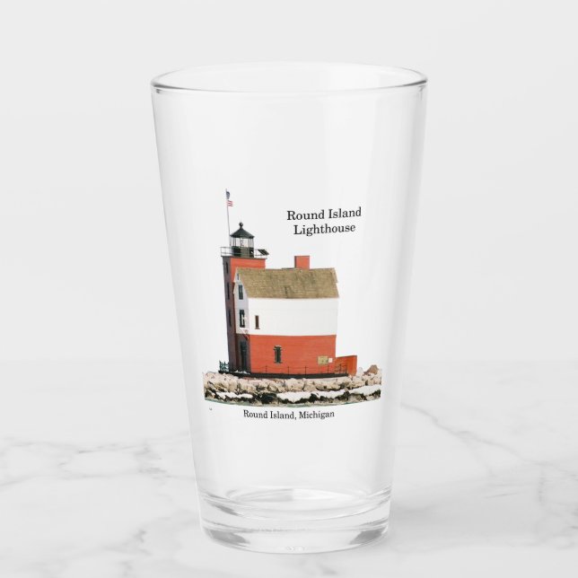 Runda öns fyr glas (Framsida)