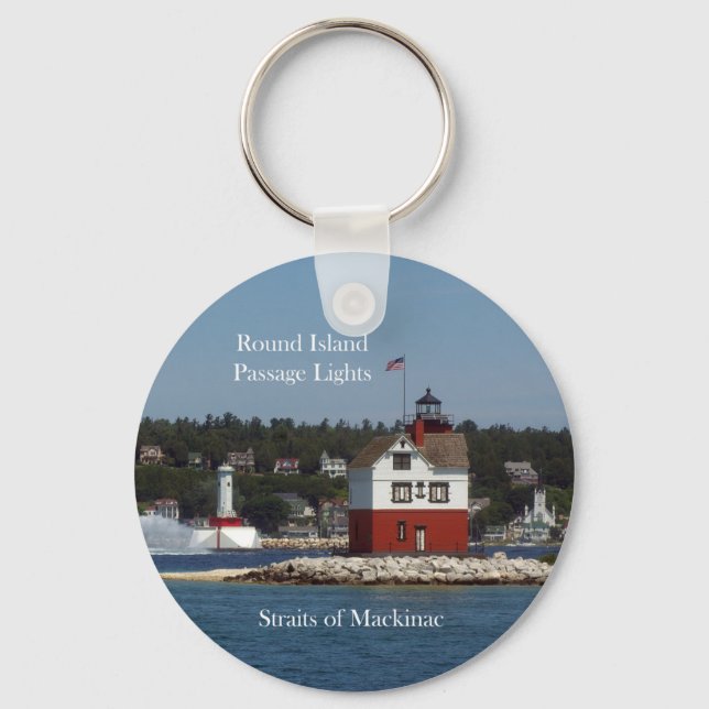 Runda öns passage Ljus nyckelring (Framsida)
