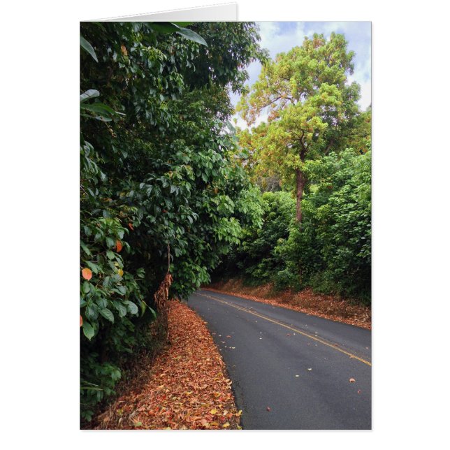 Runda översta enheter hälsningskort (Framsidan)