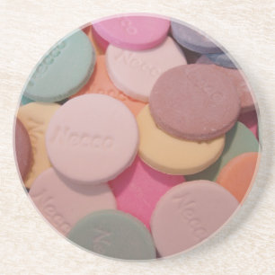 Runda Pastel Candy Underlägg