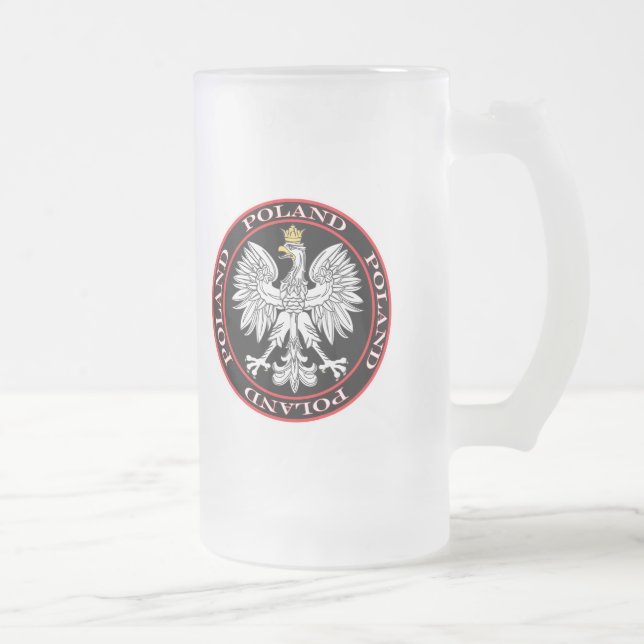 Runda polska Eagle Frostat Ölglas (Höger)