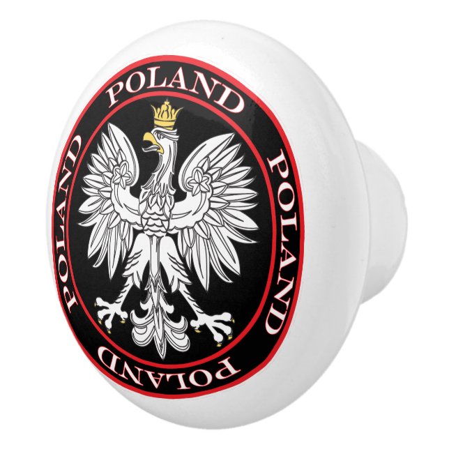 Runda polska Eagle Knopp (Höger)