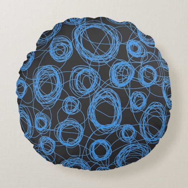 Runda skript, Barn Decor Rund Kudde (Framsidan)