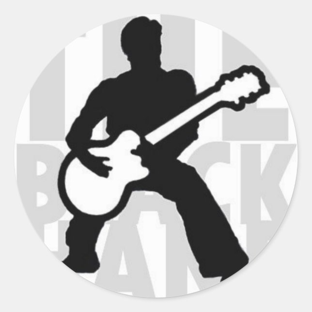 Runda Stickers Runt Klistermärke (Framsida)