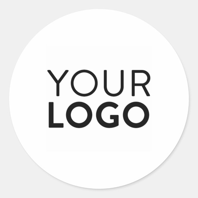 Runda Stickers Runt Klistermärke (Framsida)