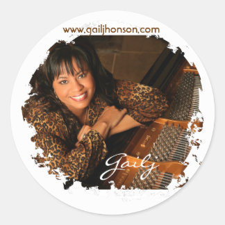 Runda Stickers Runt Klistermärke