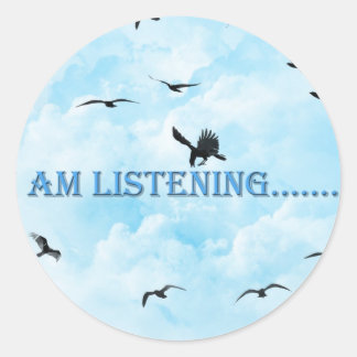 Runda Stickers Runt Klistermärke