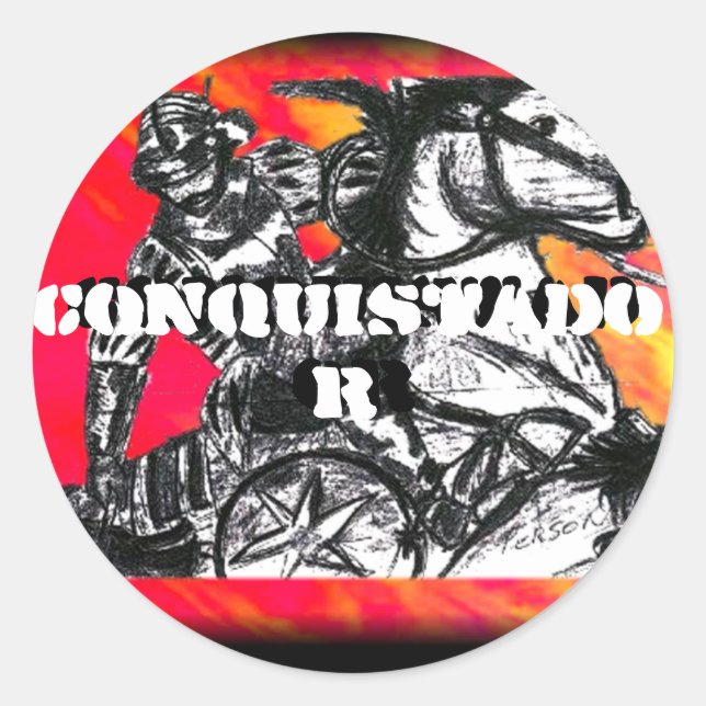 Runda Stickers Runt Klistermärke (Framsida)