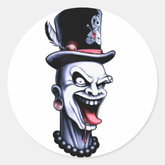 Runda Stickers Runt Klistermärke