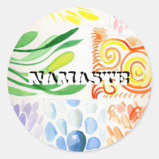 Runda Stickers Runt Klistermärke