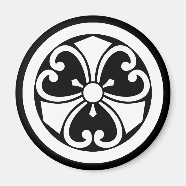 Runda svärdsväxter magnet (Framsidan)