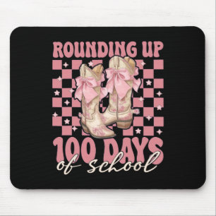 Runda upp 100 dagar på skolan Rosa Coquette Bow T Musmatta