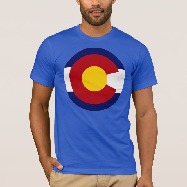 RundaColorado flagga Tröja (Framsida)