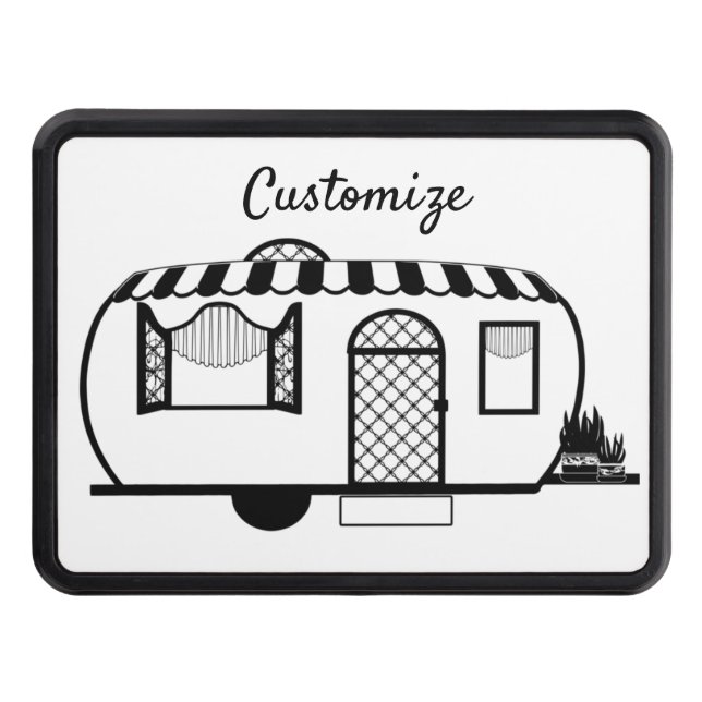 Rundad Caravan Trailer Thunder_Cove Dragkroksskydd (Framsidan)