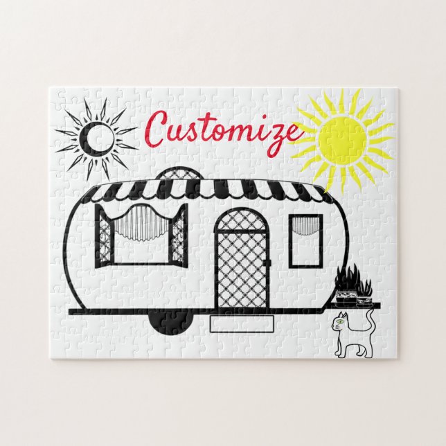 Rundad Caravan Trailer Thunder_Cove Pussel (Horisontell)