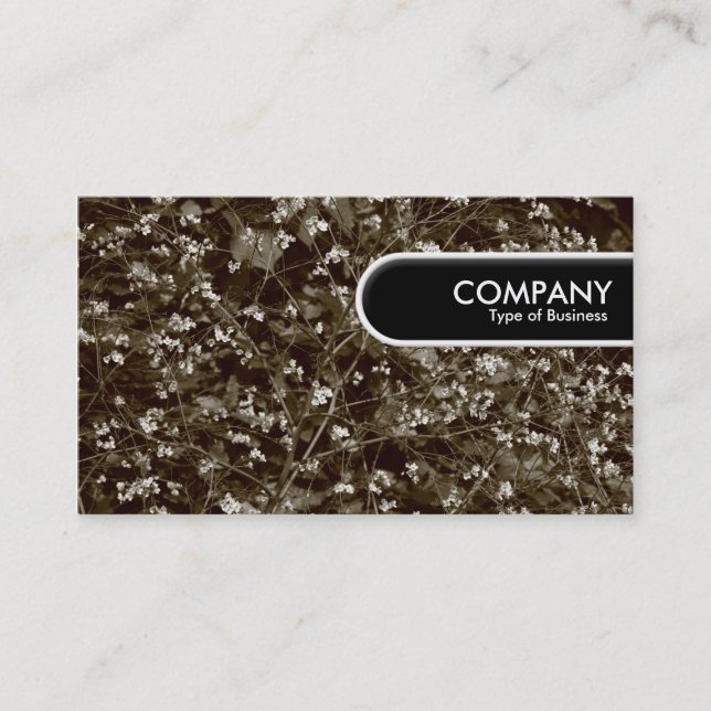 Rundad Kant-Märkre - Blommar Visitkort (Framsida)