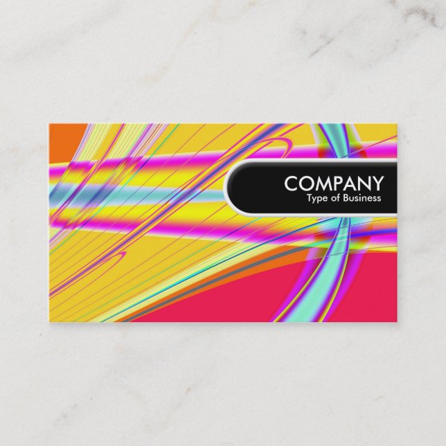 Rundad Kant-Märkre - Fractal Abstrakt 061012e Visitkort (Framsida)