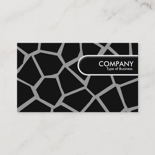 Rundad Kant Märkre - GoGiraffe Grått 999999 Visitkort (Framsida)