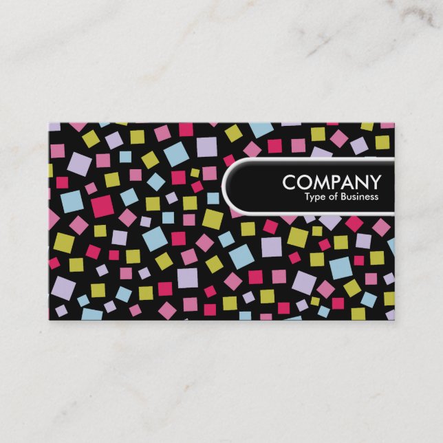 Rundad Kant-Märkre - Kaskonderad Färg Visitkort (Framsida)