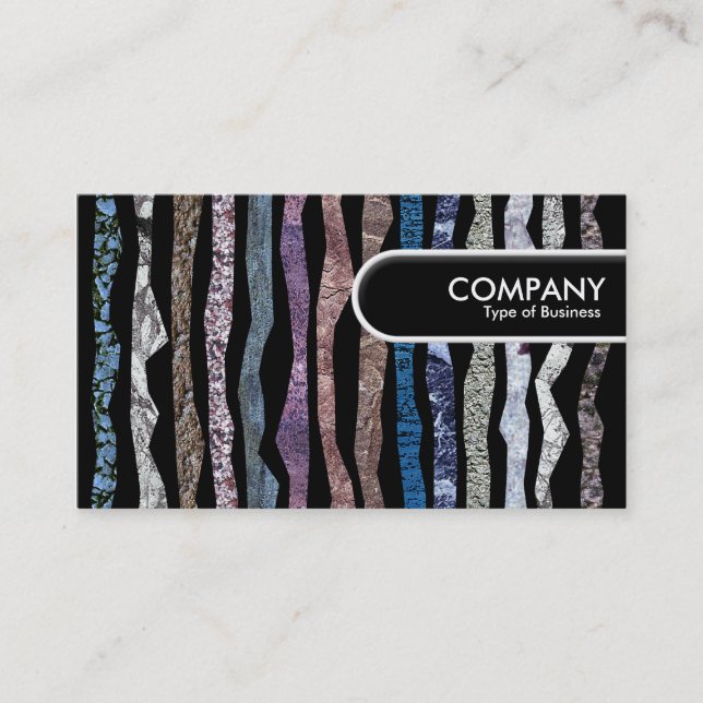 Rundad Kant-Märkre - Mineraliskt Rand Visitkort (Framsida)