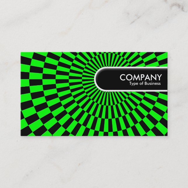 Rundad Kant Märkre - Op Art 02 Visitkort (Framsida)