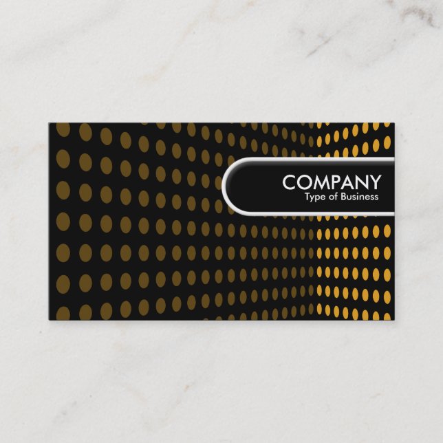 Rundad Kant-Märkre - tonhörn - orangegult Visitkort (Framsida)