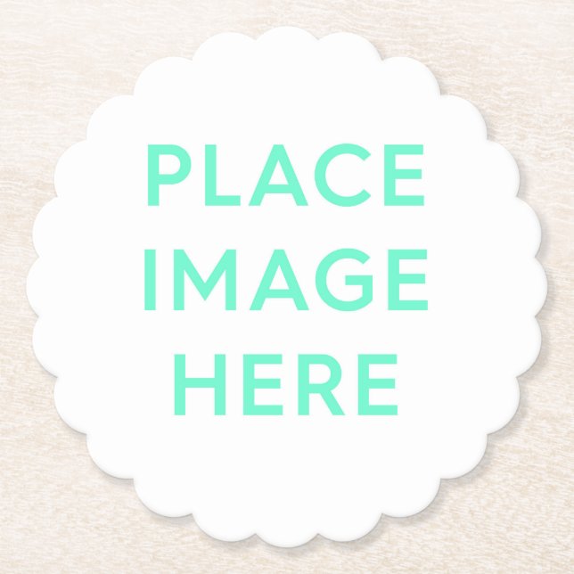 Rundad Underlägg i uppringd form Papper (Framsida)