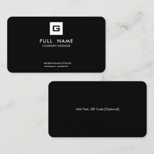 Rundade Affärskort - Premium-design med fet Anpass Visitkort