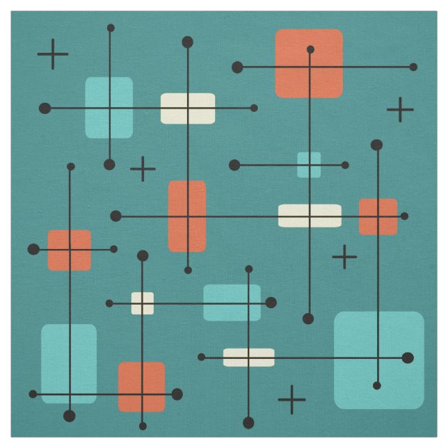 Rundade rektanglar, rutor tyg (Provkarta)