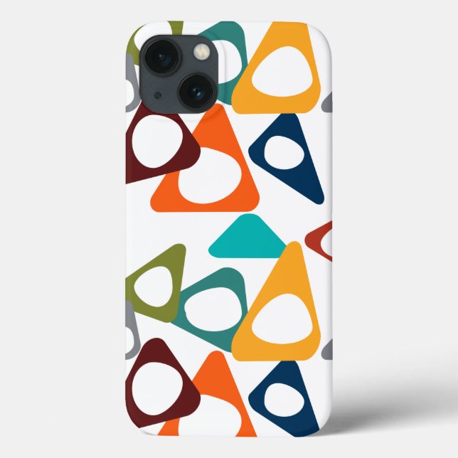 Rundade trianglar Fodral-Mate iphone case (Baksida)