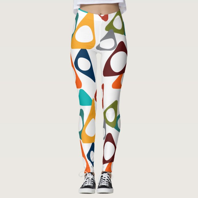 Rundade trianglar leggings (Framsida)