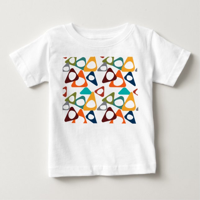 Rundade trianglar t shirt (Framsida)
