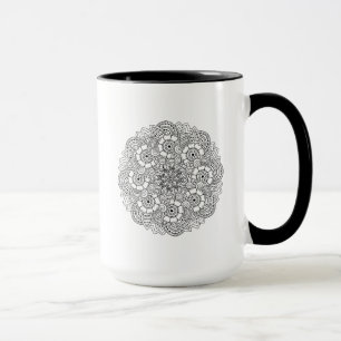 Rundadesignklotter Mugg