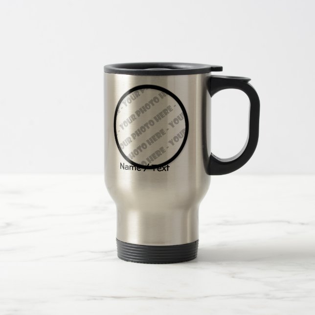 Rundafotoet & texttravel mug - skapa ditt eget resemugg (Höger)