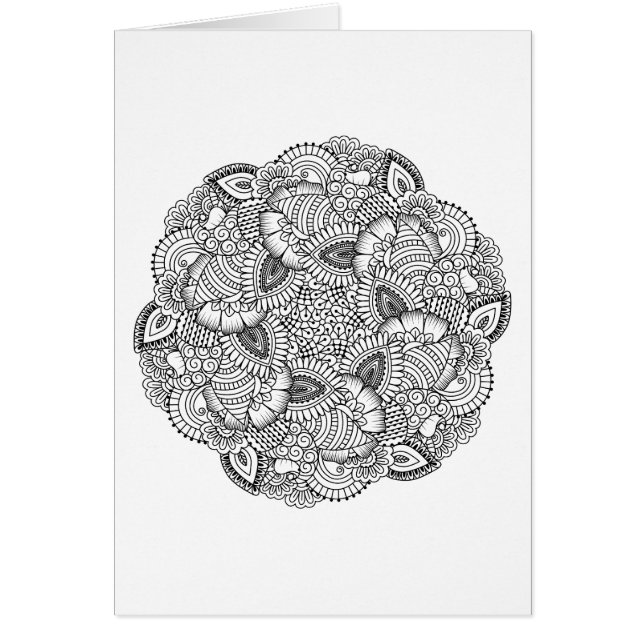 Rundaklotterdesign Hälsningskort (Framsidan)