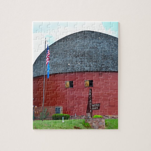 Rundaladugården av Arcadia Pussel (Vertikal)