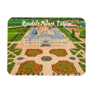 Rundāle Palace Lettland stilized Magnet