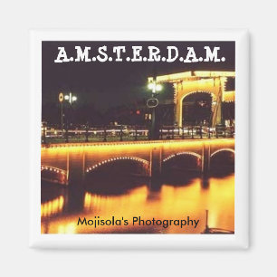 Rundamagnet - AMSTERDAM Magnet
