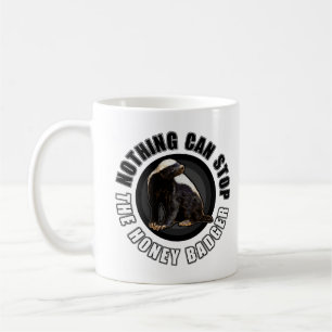 Rundan ingenting kan STOPPA honey badgerdesignen Kaffemugg