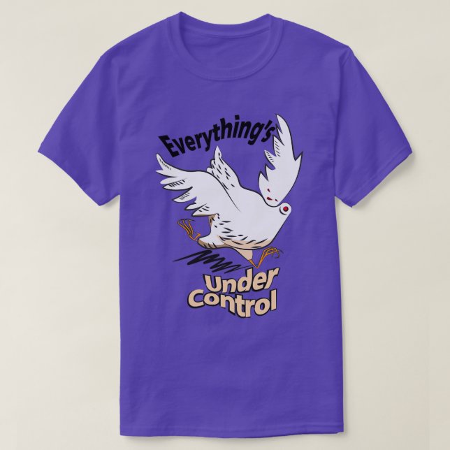 Rundande som en huvudlös kyckling t shirt (Design framsida)