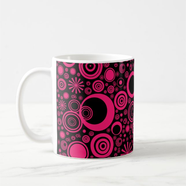 Rundar, Rosa-Black Coffee Mugg (Vänster)
