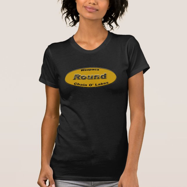 Rundaregistreringsskyltorange Tee Shirt (Framsida)
