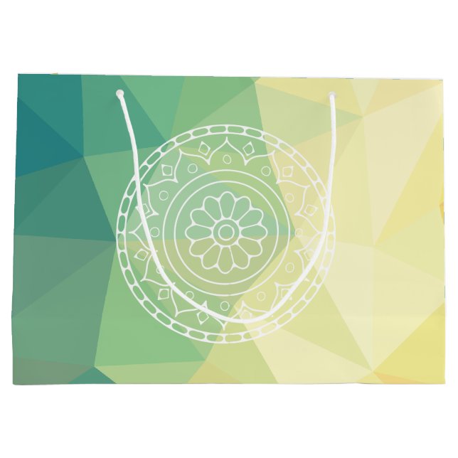 Rundblommiga mandala boho (Baksidan)