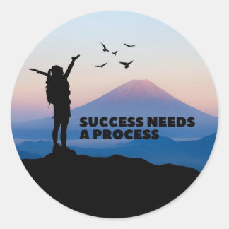 Rundcirkus för motiv runt klistermärke